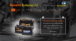 Desktop Screenshot of hurwitzbatteries.com